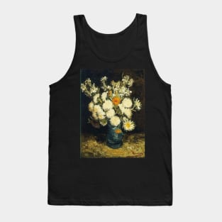 Flowers in a blue vase by van Gogh Tank Top